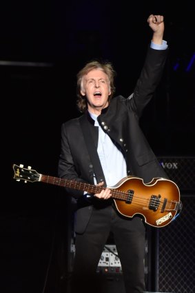 Paul McCartney on his 2017 tour.