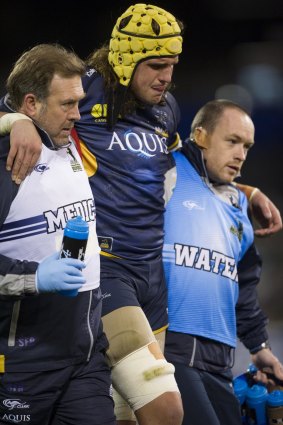 Hyne was injured just four minutes into his Super Rugby career in 2016. 