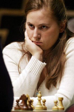 Your move: Judit Polgar rose to eighth in the world against the odds.