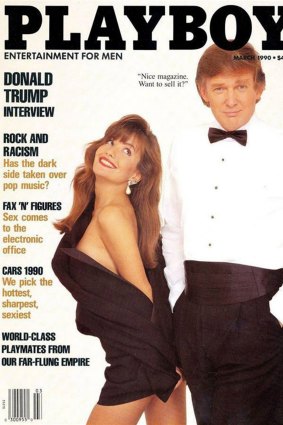 The cover of the March 1990 magazine featured a younger Donald Trump.