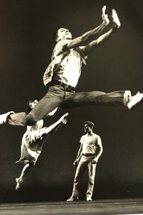 Joey McKneely in an early production of West Side Story.