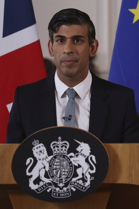 British Prime Minister Rishi Sunak.