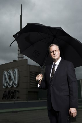 Mark Scott on the roof top of the ABC building in Ultimo Sydney.  