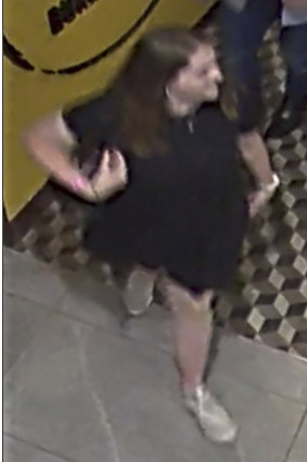 CCTV image released by New Zealand Police shows Millane in central Auckland, New Zealand. 