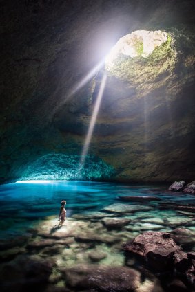 Blue Cave, Tanna Island, Vanuatu.