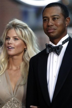 Tiger Woods and Elin Woods in 2006.