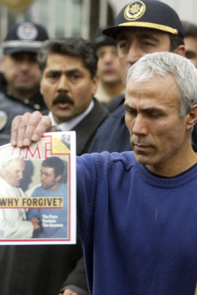 Mehmet Ali Agca, being released from prison in Istanbul in 2006. Agca served more than 25 years in prison in Italy and Turkey for shooting the Pope and killing a Turkish journalist