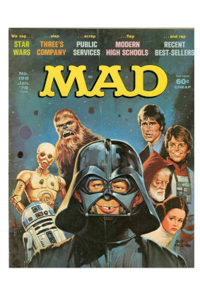 May the farce be with you ... Star Wars is transformed into Star Roars by Mad Magazine in 1978.
