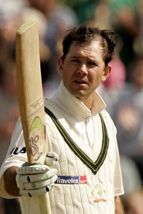 Ricky Ponting was part of the last generation to learn to bat without helmets.