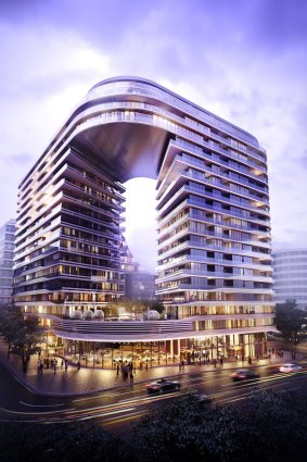 An artist's impression of the Infinity development.