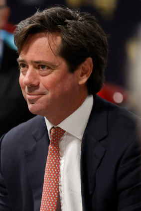 AFL CEO Gillon McLachlan this week,