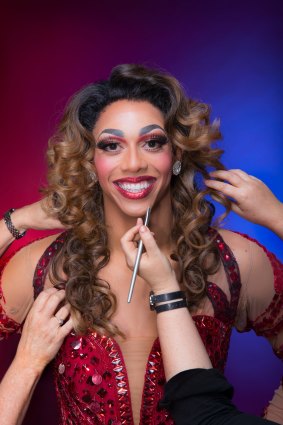Melham's fiance Callum Francis was brought into Australia to play drag queen Lola in Kinky Boots.