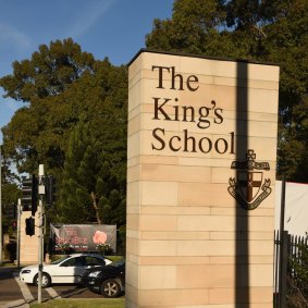 At The King's School in Parramatta, 41 per cent of students speak a language other than English at home.