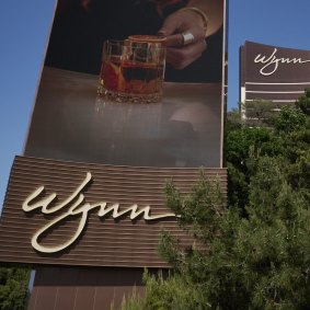Las Vegas, Nevada'daki Wynn Las Vegas tesisi ve kumarhanesi.