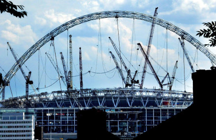 Nicholas Trahair was a consultant on the design of the new Wembley stadium.