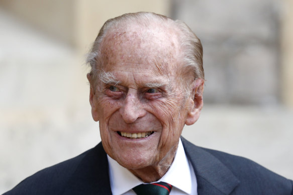 Prince Philip at his last public appearance in July 2020. 