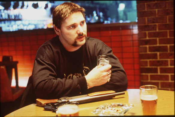 Eruc Bana as Mark ‘Chopper’ Read in Andrew Dominik’s 2000 film.