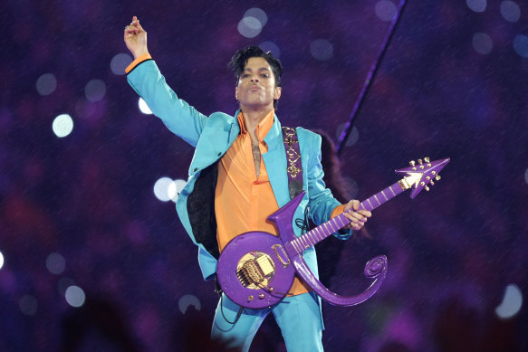 Prince, here performing at the 2007 Super Bowl in Miami, tried a name change.