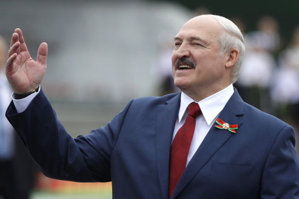 Belarus President Alexander Lukashenko has previously dismissed fears about the pandemic as a "psychosis".