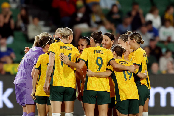 The Matildas scored 13 goals and conceded none over three Olympic qualifying games in Perth.