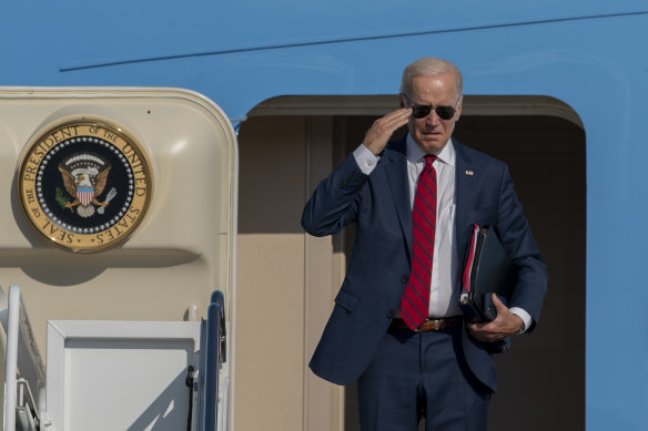 US President Joe Biden leaves for New York to attend the United Nations General Assembly.