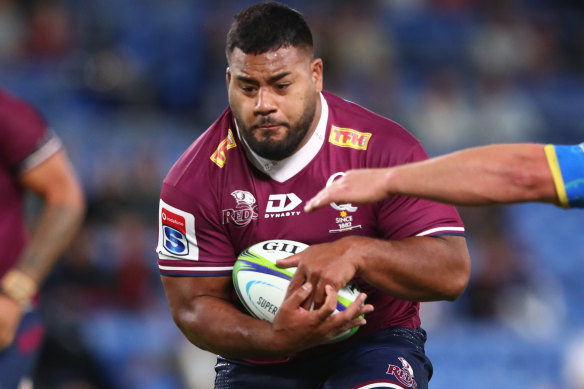 Taniela Tupou is a fearsome sight on the charge, as well as when scrummaging.