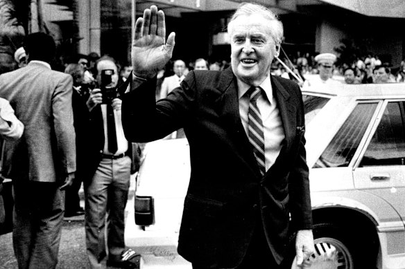 Former Queensland premier Sir Joh Bjelke-Petersen in 1987.