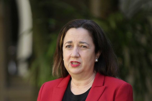 Queensland Premier Annastacia Palaszczuk says the three new cases on Tuesday were great news for Queensland.