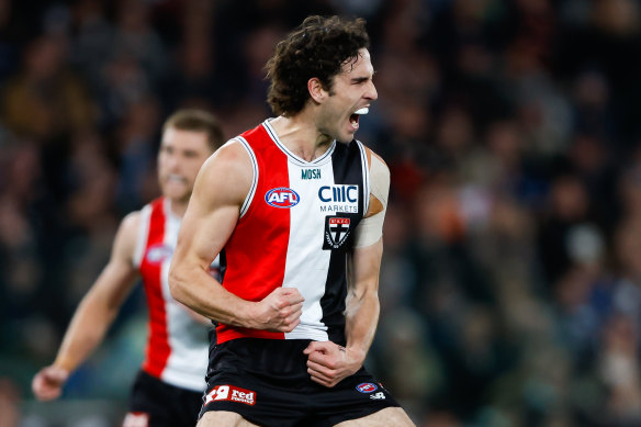 Max King looms as a potential finals match-winner for the Saints.