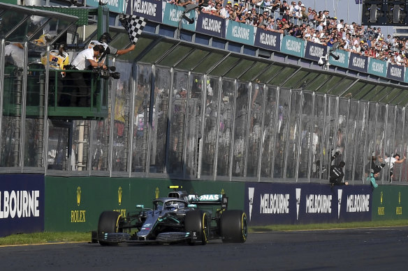 Valtteri Bottas won the 2019 Australian Grand Prix for Mercedes.