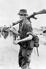 A Digger in the field during the Vietnam War.