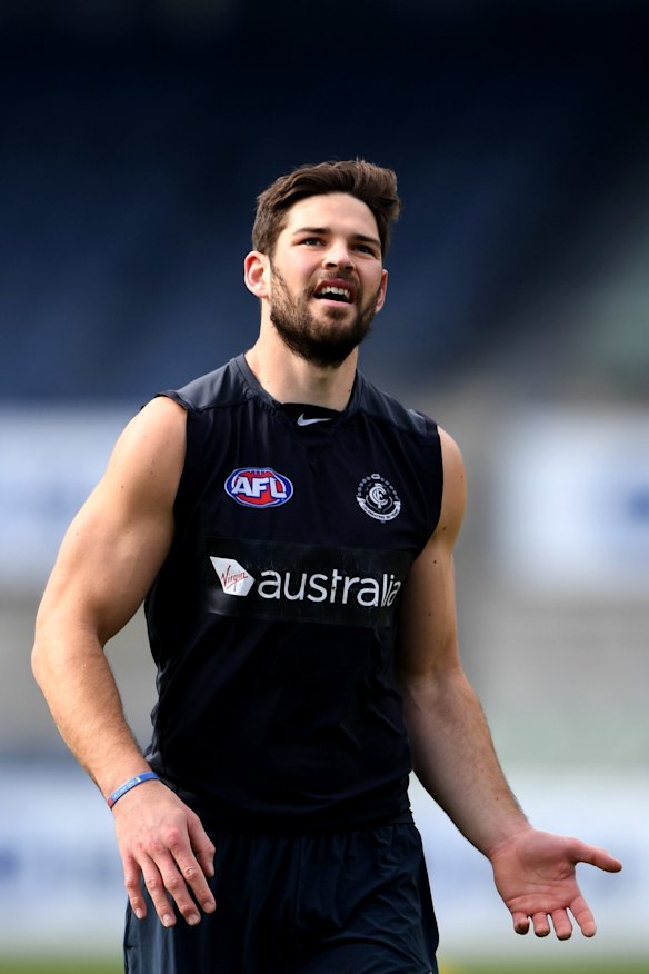 Back in blue: Levi Casboult.