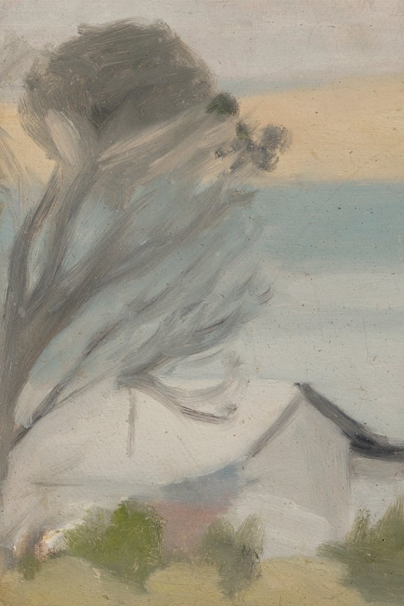 Clarice Beckett, The cottage San Remo, c.1931