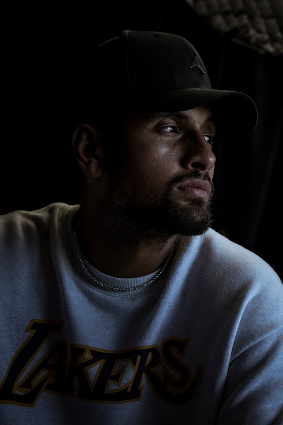 Nick Kyrgios the day after his withdrawal from the Australian Open.