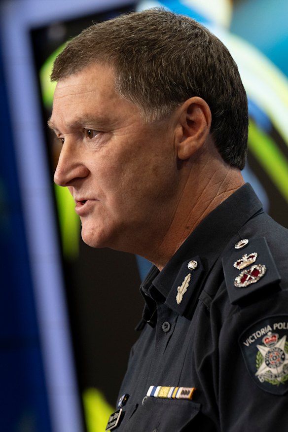 Victoria Police Chief Commissioner Shane Patton.