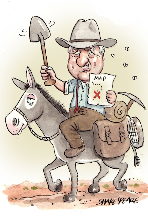 Bob Katter is getting into the mining game.