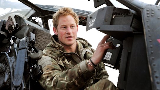 Prince Harry served in southern Afghanistan in 2012.