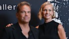 Lachlan Murdoch and wife Sarah earlier this year.