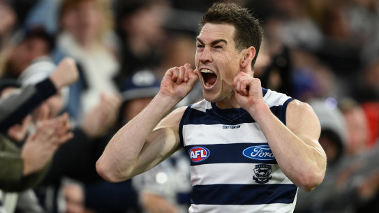 Jeremy Cameron may miss the Cats’ season opener against Collingwood.
