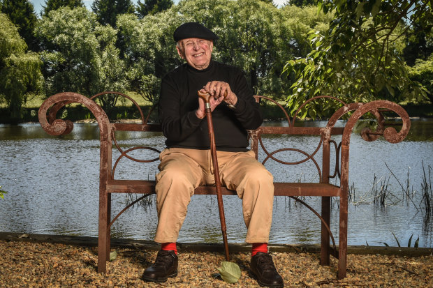 John Olsen at home in the NSW Southern Highlands in 2015.