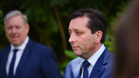 Matthew Guy, before he was forced into isolation. 