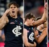 As it happened AFL 2023 round 20: Curnow spearheads shock Carlton win over Pies, Blues up to fifth in the ladder