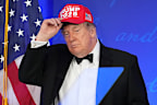 Even Donald Trump himself did not seem excited by his own re-election announcement.