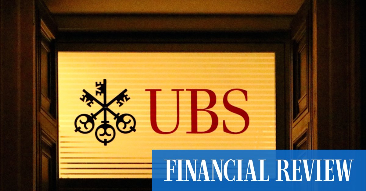 UBS lures TMET banker Tim McKessar - Vimarsana News