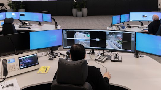 The new control centre at St Peters for the WestConnex motorways.  