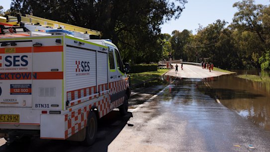 Residents in Bedgerabong and surrounds may be cut off from nearby towns such as Forbes, pictured, for up to five weeks.