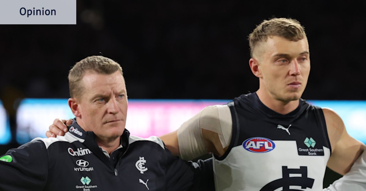 Carlton’s fadeouts will bury Voss. But the Blues and Cripps are chained to each other