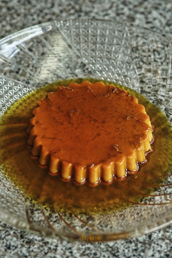 Leche flan, blackened vanilla and Tanduay rum caramel.