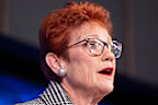 Pauline Hanson addressed the National Press Club for the first time last Wednesday.