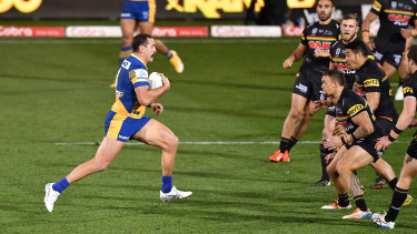 off the back fence ... Reagan Campbell-Gillard will lead the charge against his former teammates.